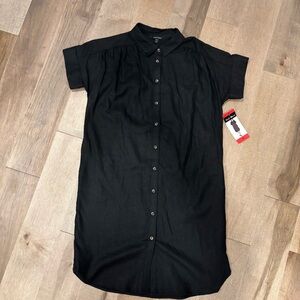 Well Worn Black Shirt Dress